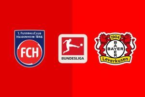 落后拜仁9分！勒沃库森客战海登海姆首发：扎卡、弗林蓬先发